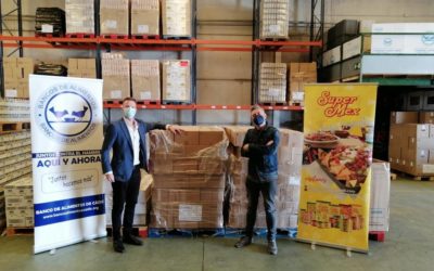 Desde Super-Mex Foods hemos realizado una donación de 7.500kg de comida al Banco de Alimentos de Cádiz.